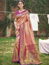 Deeva Sarees Light Pink Paithani Silk Saree